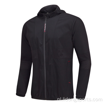 groothandel gym fitness sportjack hoodie voor mannen